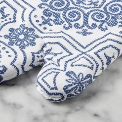 Martha Stewart Stripe Medallion 2-pc. Oven Mitt Set