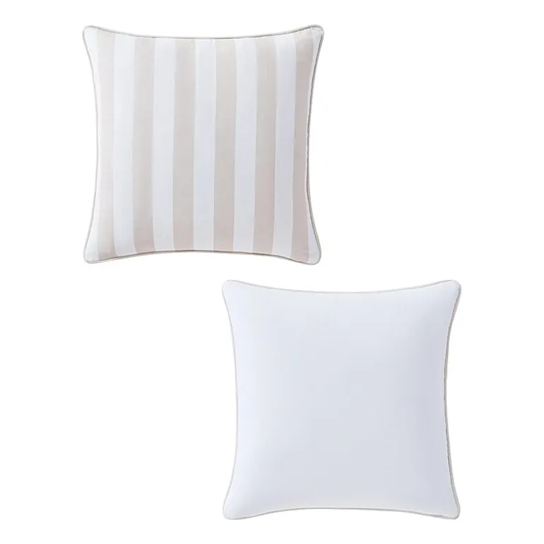Martha Stewart Stripe 18x18 Square Throw Pillow