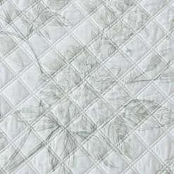 Martha Stewart Vine Flora Easy Care Quilt Set