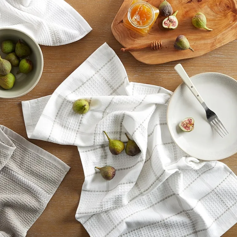 Martha Stewart Waffle Kitchen 6-pc. Kitchen Towel