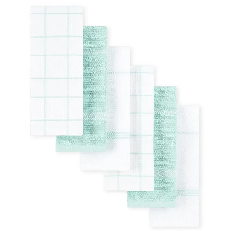 Martha Stewart Waffle 6-pc. Kitchen Towel Set