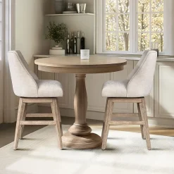 Martha Stewart Winfield Swivel Counter Counter Height Bar Stool