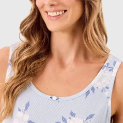 Martha Stewart Womens Sleeveless 2-pc. Pajama Set