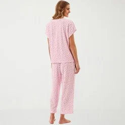 Martha Stewart Womens V-Neck Sleeveless 2-pc. Pajama Set