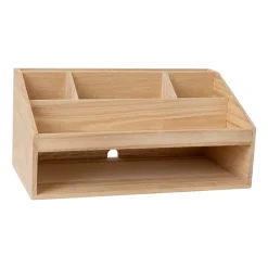 Martha Stewart Wood Desktop Organizer