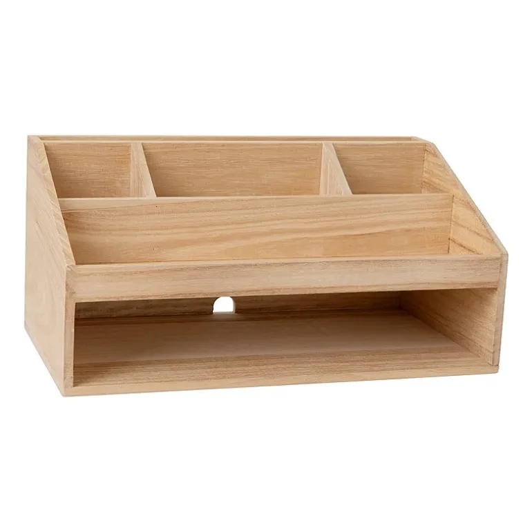 Martha Stewart Wood Desktop Organizer