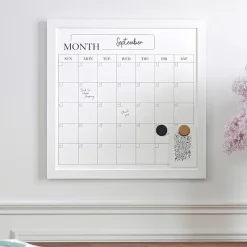 Martha Stewart 18x18 Inch Dry Erase Wall Calendar