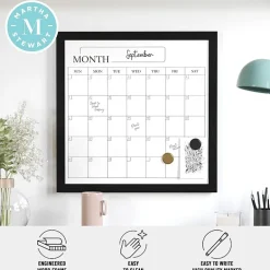 Martha Stewart 18x18 Inch Dry Erase Wall Calendar