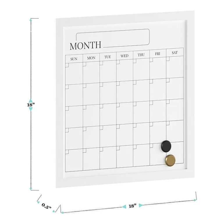 Martha Stewart 18x18 Inch Dry Erase Wall Calendar