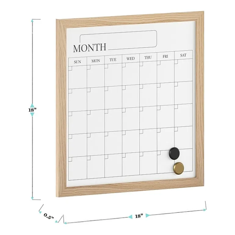 Martha Stewart 18x18 Inch Dry Erase Wall Calendar
