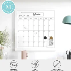 Martha Stewart 18x18 Inch Dry Erase Wall Calendar