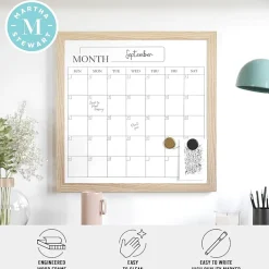 Martha Stewart 18x18 Inch Dry Erase Wall Calendar