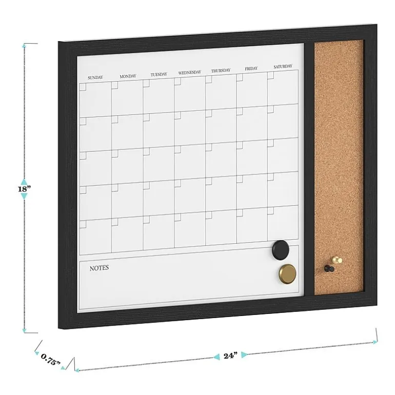 Martha Stewart 24x18 Wall Calendar/Cork Board