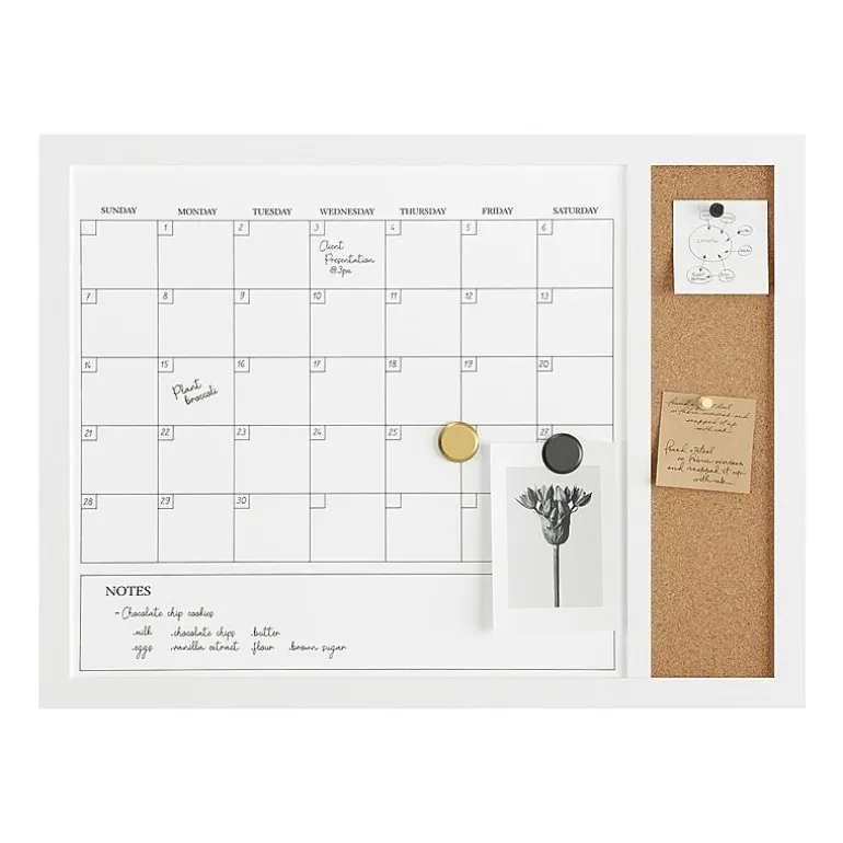 Martha Stewart 24x18 Wall Calendar/Cork Board