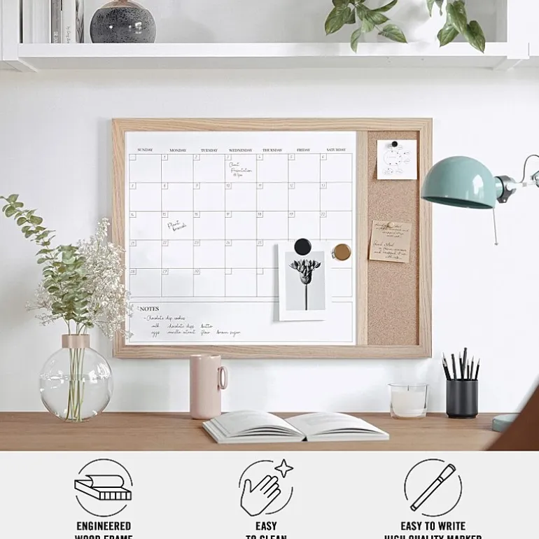 Martha Stewart 24x18 Wall Calendar/Cork Board