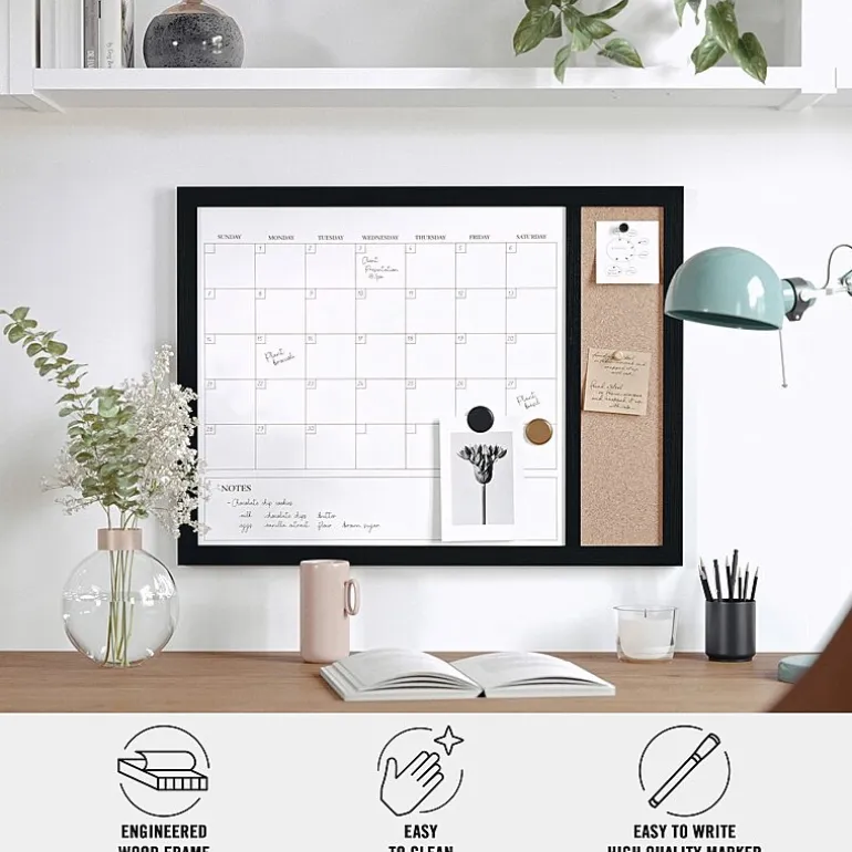 Martha Stewart 24x18 Wall Calendar/Cork Board