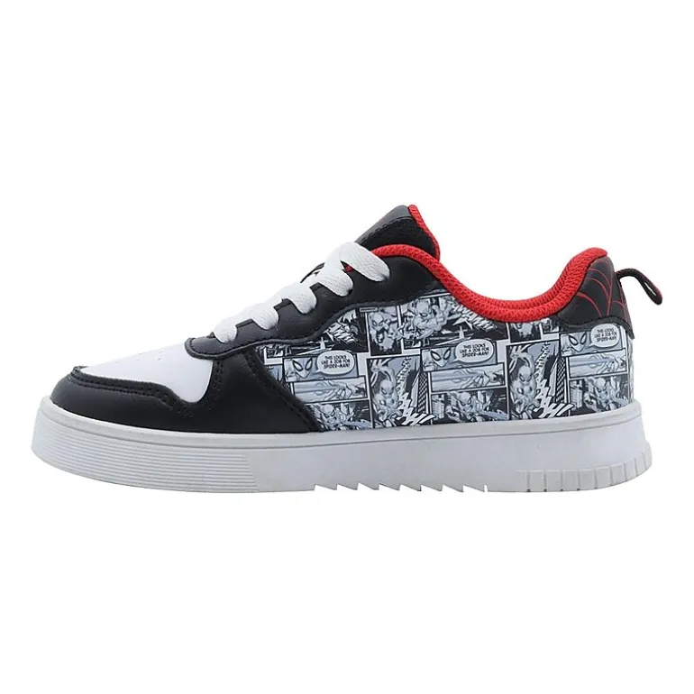 Marvel Spiderman Boys Little/Big Kid Court Sneaker