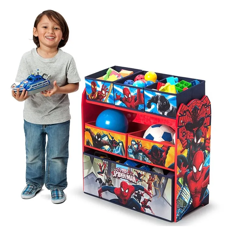 Marvel Spider-Man 6-Cubby Toy Organizer