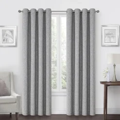Max Blackout Campbell Grommet Top Energy Saving 100% Blackout Single Curtain Panel