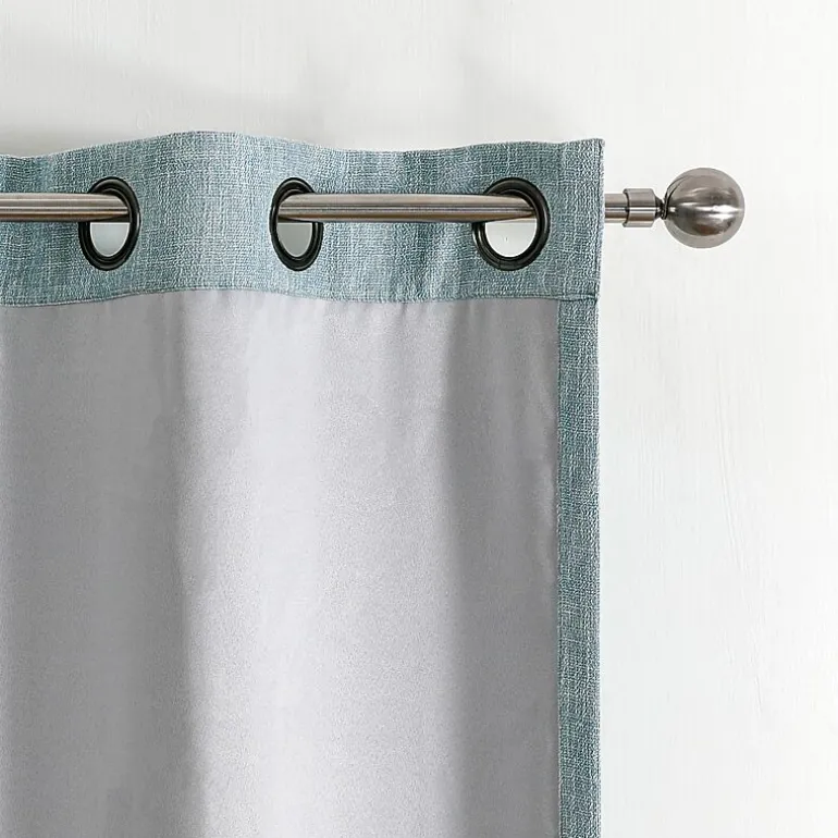 Max Blackout Campbell Grommet Top Energy Saving 100% Blackout Single Curtain Panel