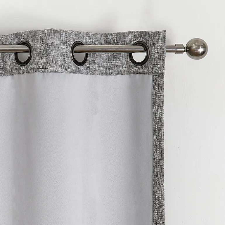Max Blackout Campbell Grommet Top Energy Saving 100% Blackout Single Curtain Panel