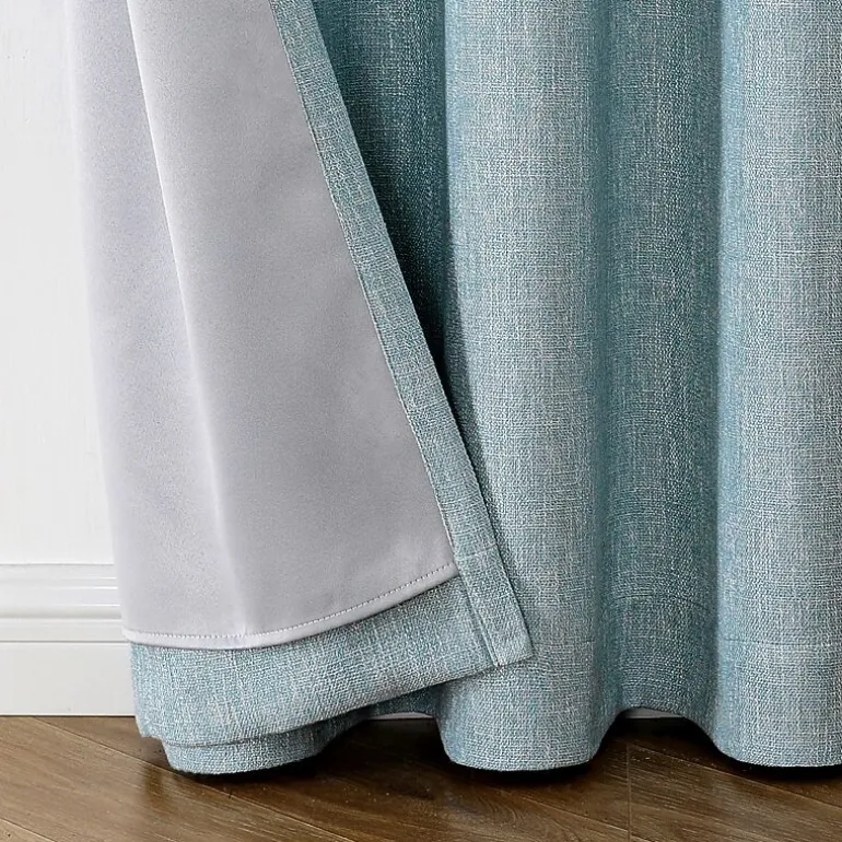 Max Blackout Campbell Grommet Top Energy Saving 100% Blackout Single Curtain Panel