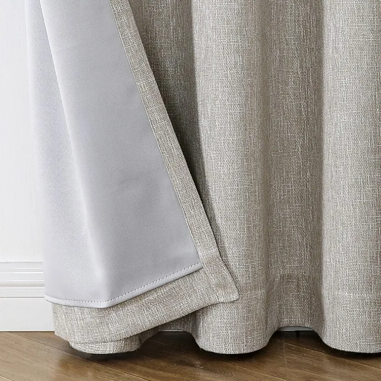 Max Blackout Campbell Grommet Top Energy Saving 100% Blackout Single Curtain Panel