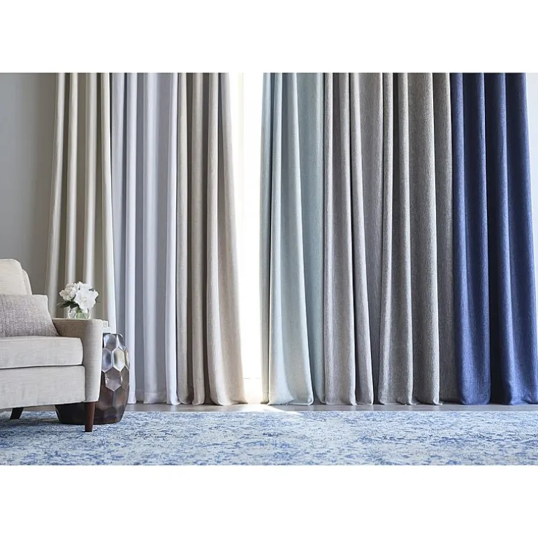 Max Blackout Campbell Grommet Top Energy Saving 100% Blackout Single Curtain Panel