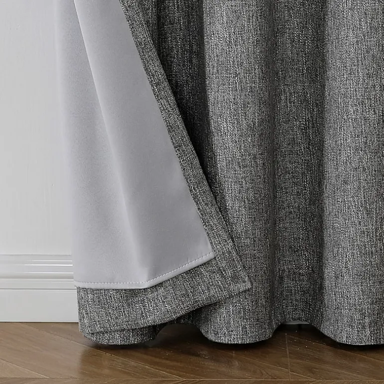 Max Blackout Campbell Grommet Top Energy Saving 100% Blackout Single Curtain Panel