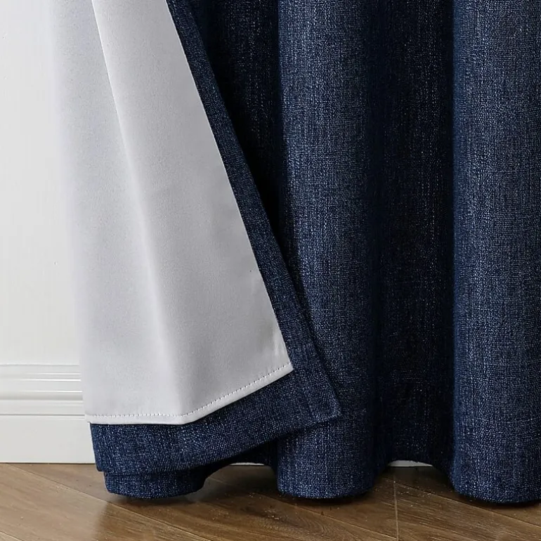 Max Blackout Campbell Grommet Top Energy Saving 100% Blackout Single Curtain Panel