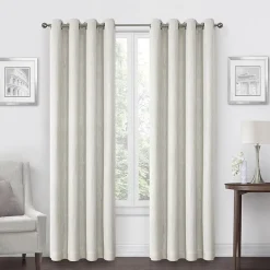 Max Blackout Campbell Grommet Top Energy Saving 100% Blackout Single Curtain Panel