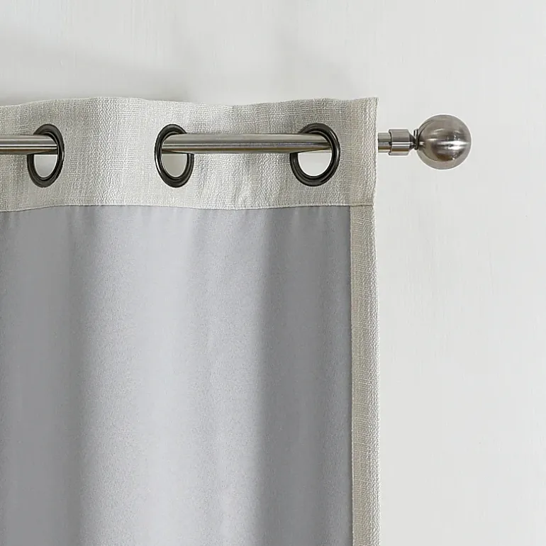Max Blackout Campbell Grommet Top Energy Saving 100% Blackout Single Curtain Panel
