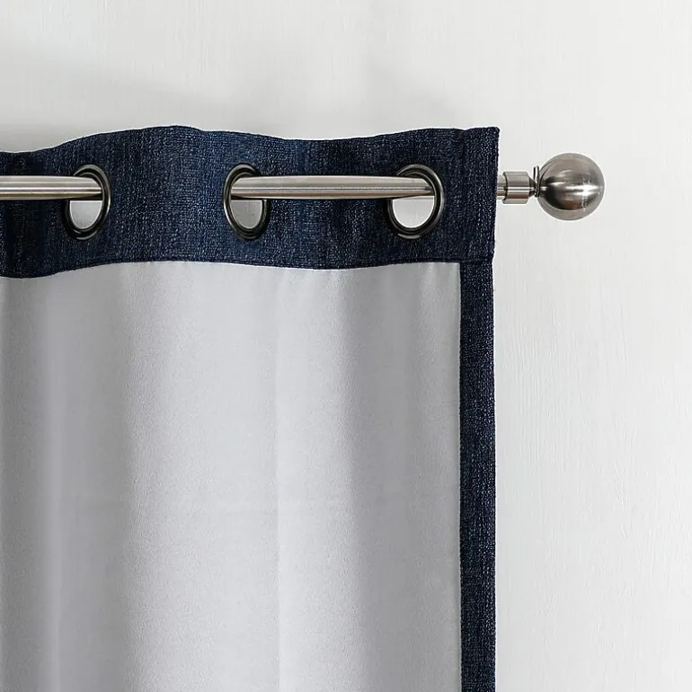 Max Blackout Campbell Grommet Top Energy Saving 100% Blackout Single Curtain Panel