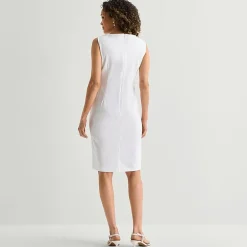 Maya Brooke Womens Embellished Jacket Dress