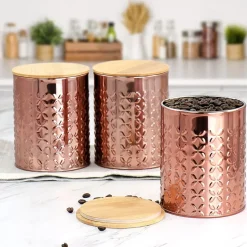 MegaChef Aluminum 3-pc. Canister