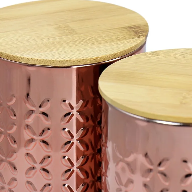 MegaChef Aluminum 3-pc. Canister