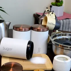MegaChef Essential Kitchen Storage 3-pc. Canister