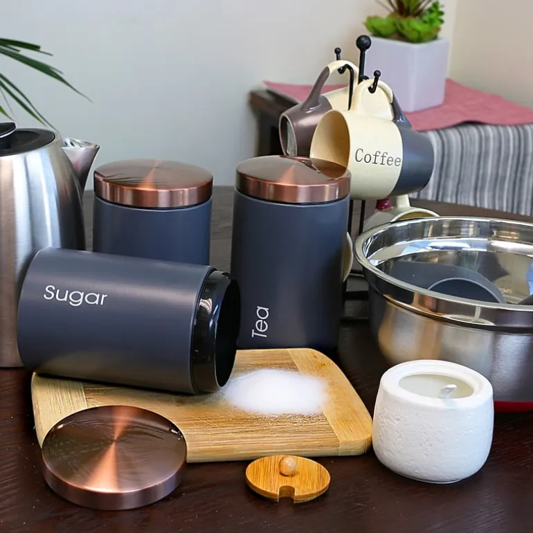 MegaChef Essential Kitchen Storage 3-pc. Canister