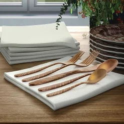 MegaChef La Vague 20-pc. 18/10 Stainless Steel Flatware Set