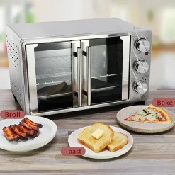 MegaChef 25 Quart French Door Multi-Function Oven