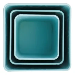 MegaChef Square Iron 3-pc. Canister