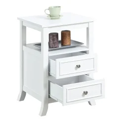 Melbourne 2-Drawer Storage End Table