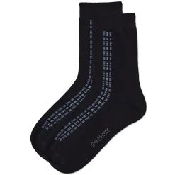 MeMoi Boy's Vertical Dashed Line Crew Socks