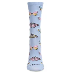 MeMoi Butterfly Bamboo Blend Crew Socks