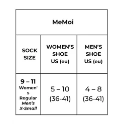 MeMoi Majestic Sunflower Bamboo Blend Crew Socks