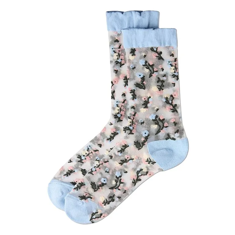 MeMoi Sheer Womens Breathable 1 Pair Quarter Ankle Socks