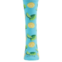 MeMoi When Life Gives You Lemons Bamboo Blend Crew Socks
