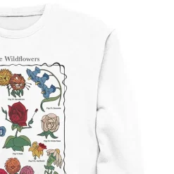 Mens Crew Neck Long Sleeve Alice in Wonderland Sweatshirt
