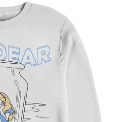 Mens Crew Neck Long Sleeve Alice in Wonderland Sweatshirt