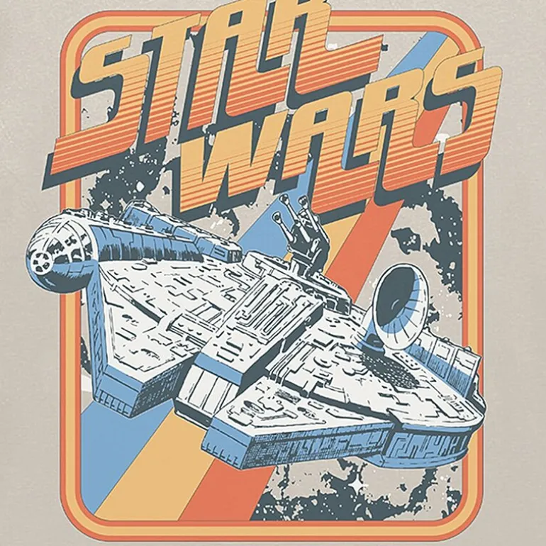 Mens Crew Neck Short Sleeve Classic Fit Star Wars Big and Tall Graphic T-Shirt
